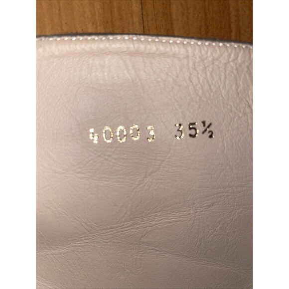 Alexandre Birman Beige Gray Suede Pointed Toe Zip High Heel Mid Calf Boot- 35.5 - Picture 5 of 12